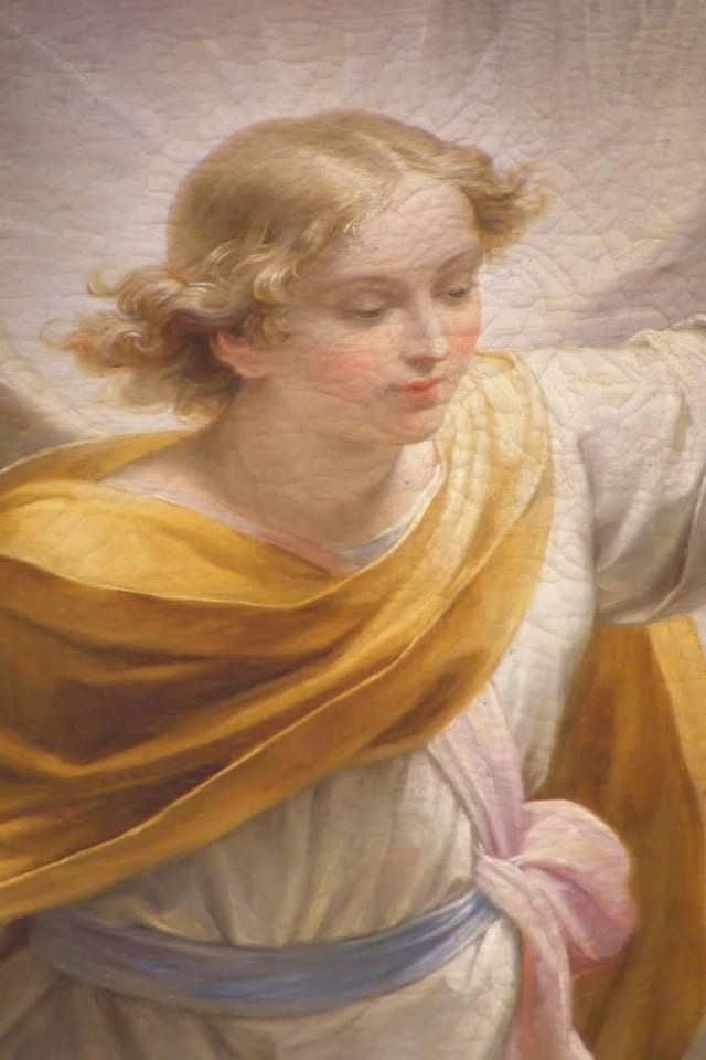 A painting of the angel